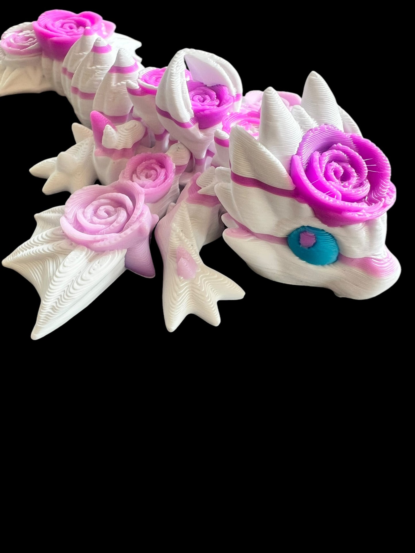 Rose And Fire Dragon 3D printed dragon