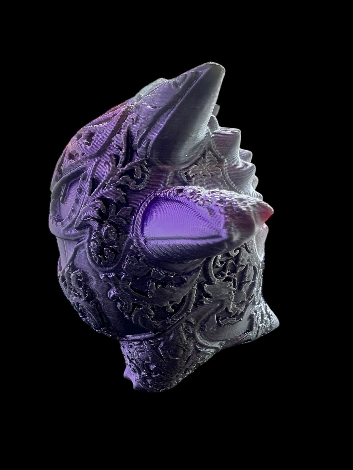Gradient Purple 3D Character
