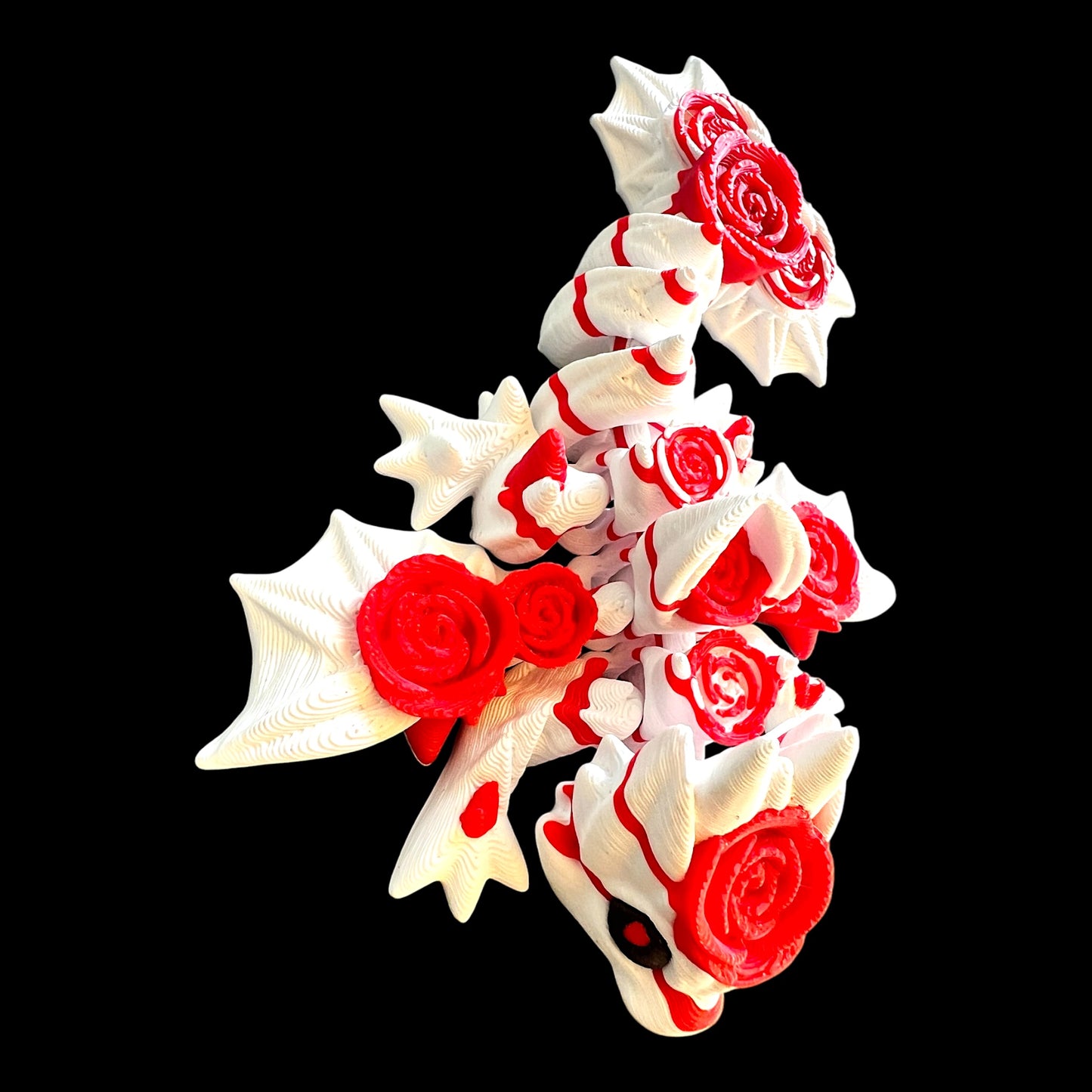 Rose And Fire Dragon 3D printed dragon