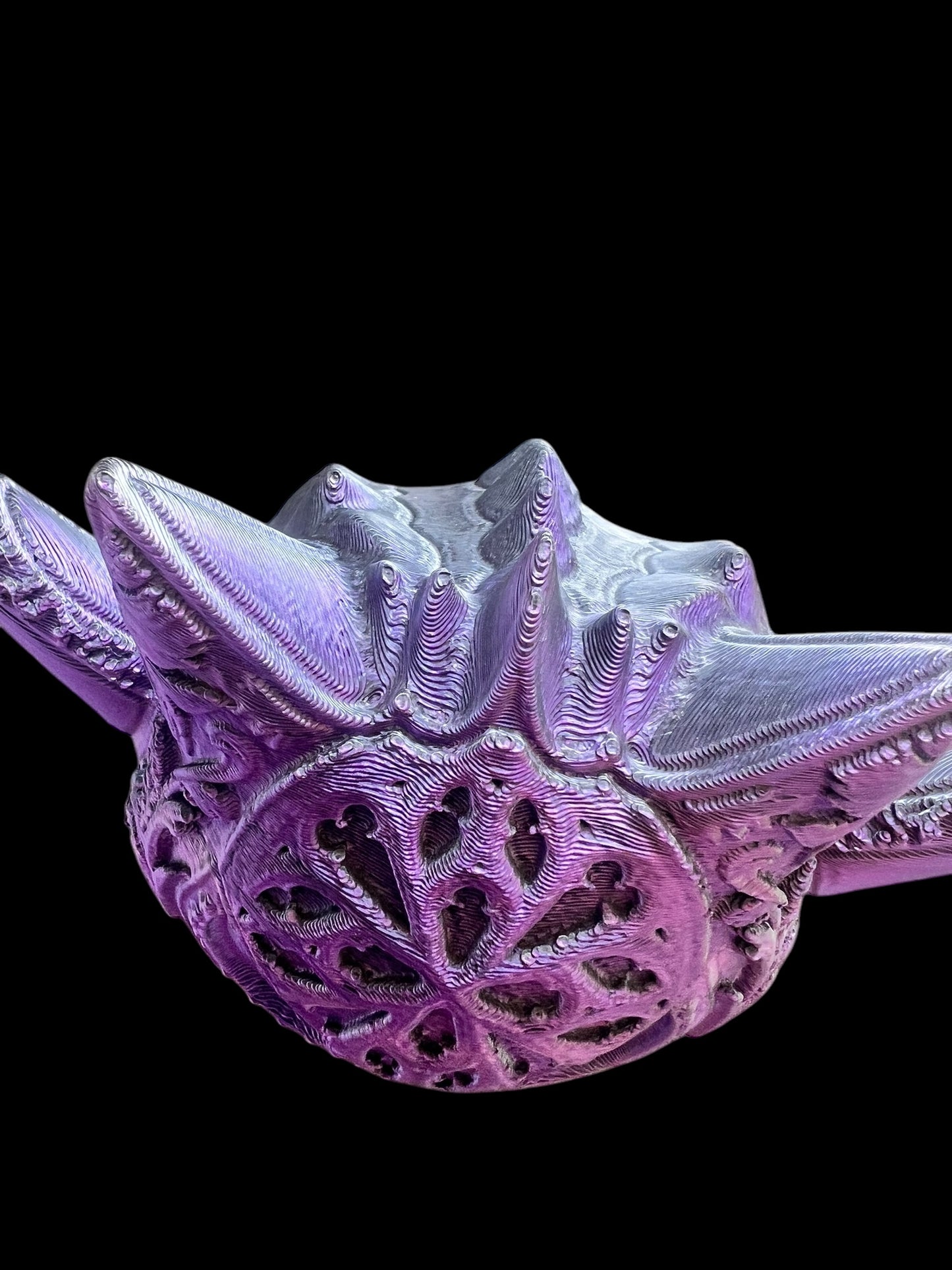 Gradient Purple 3D Character