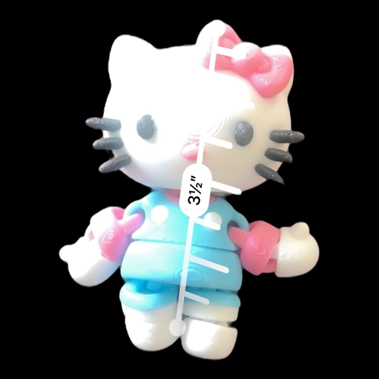 Adorable Trendy Kitty 3D figure