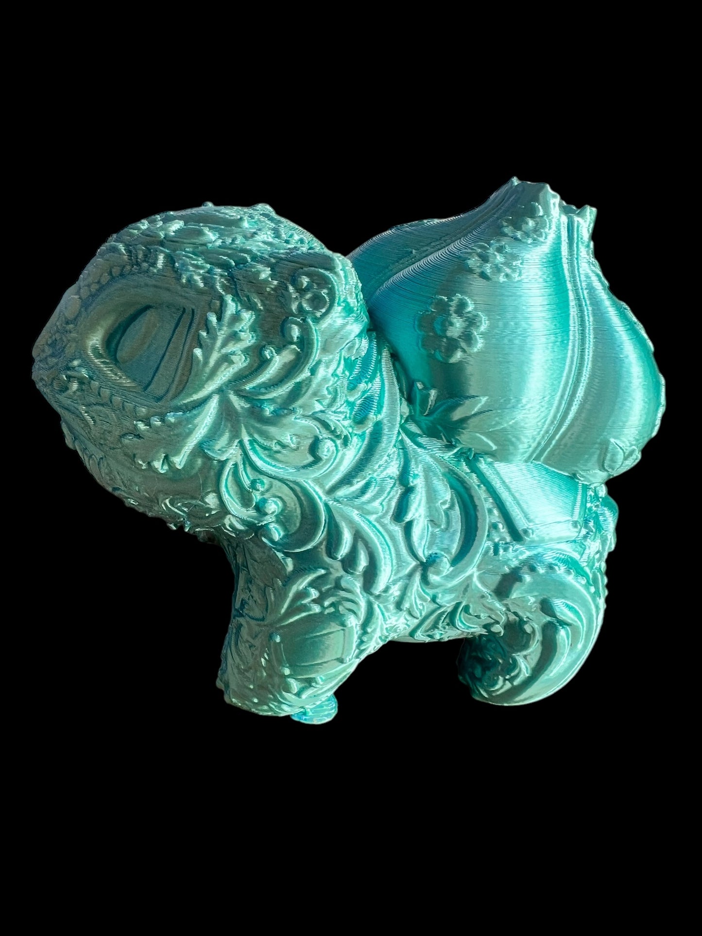 Green Character 3D Printed Figure