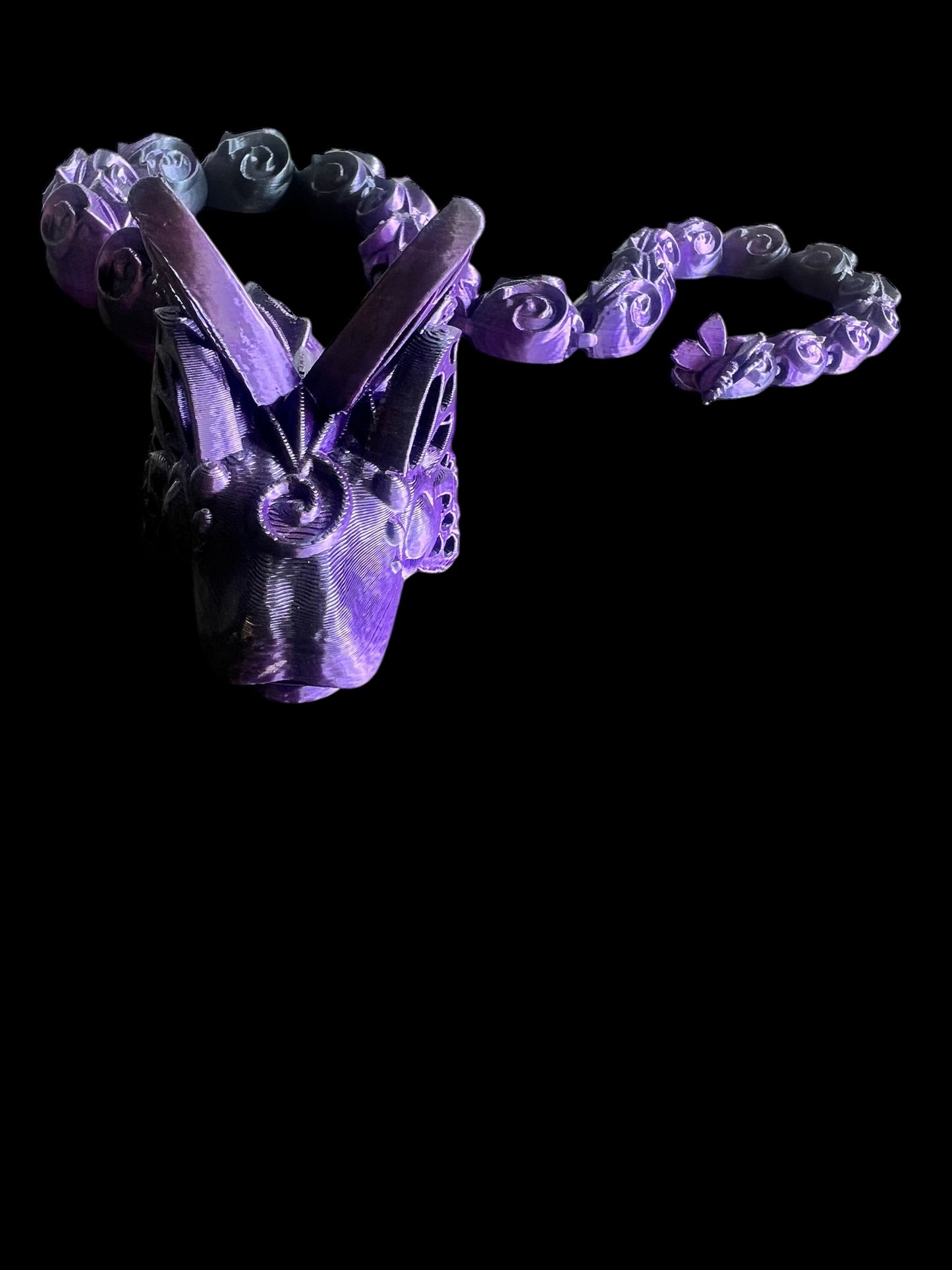 Purple Butterfly 3D Printed Snake