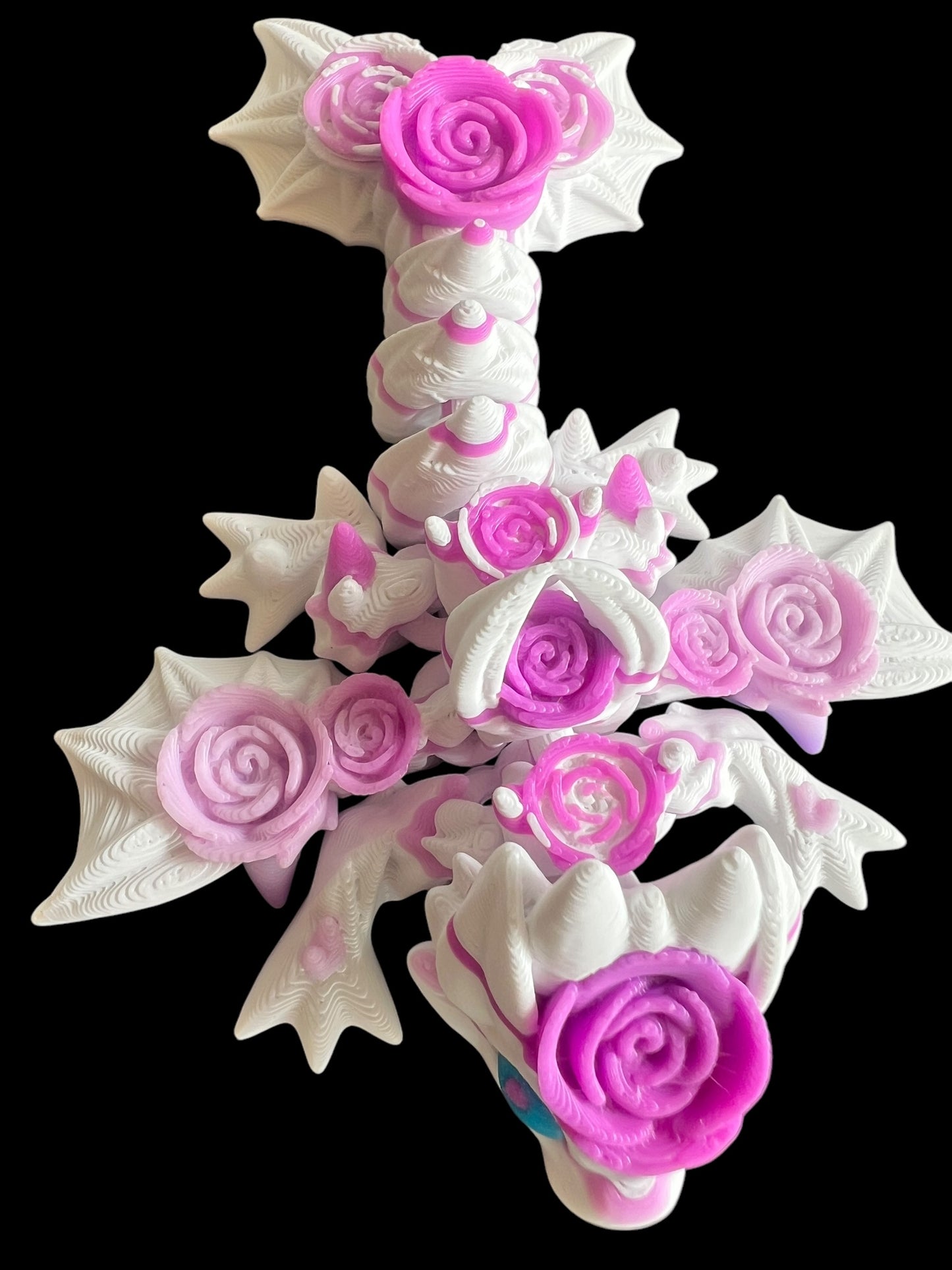 Rose And Fire Dragon 3D printed dragon