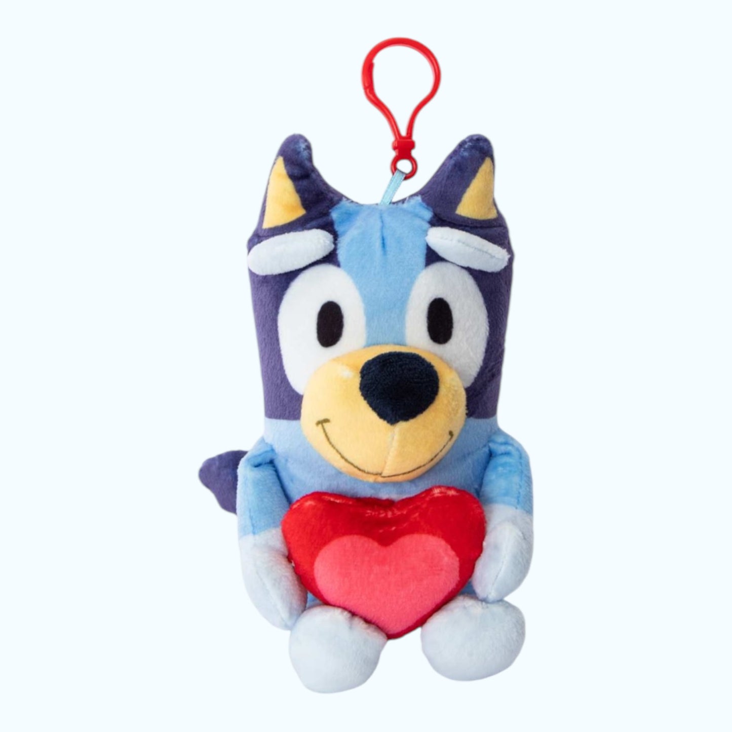 Blue Character Valentine Plush Clip On