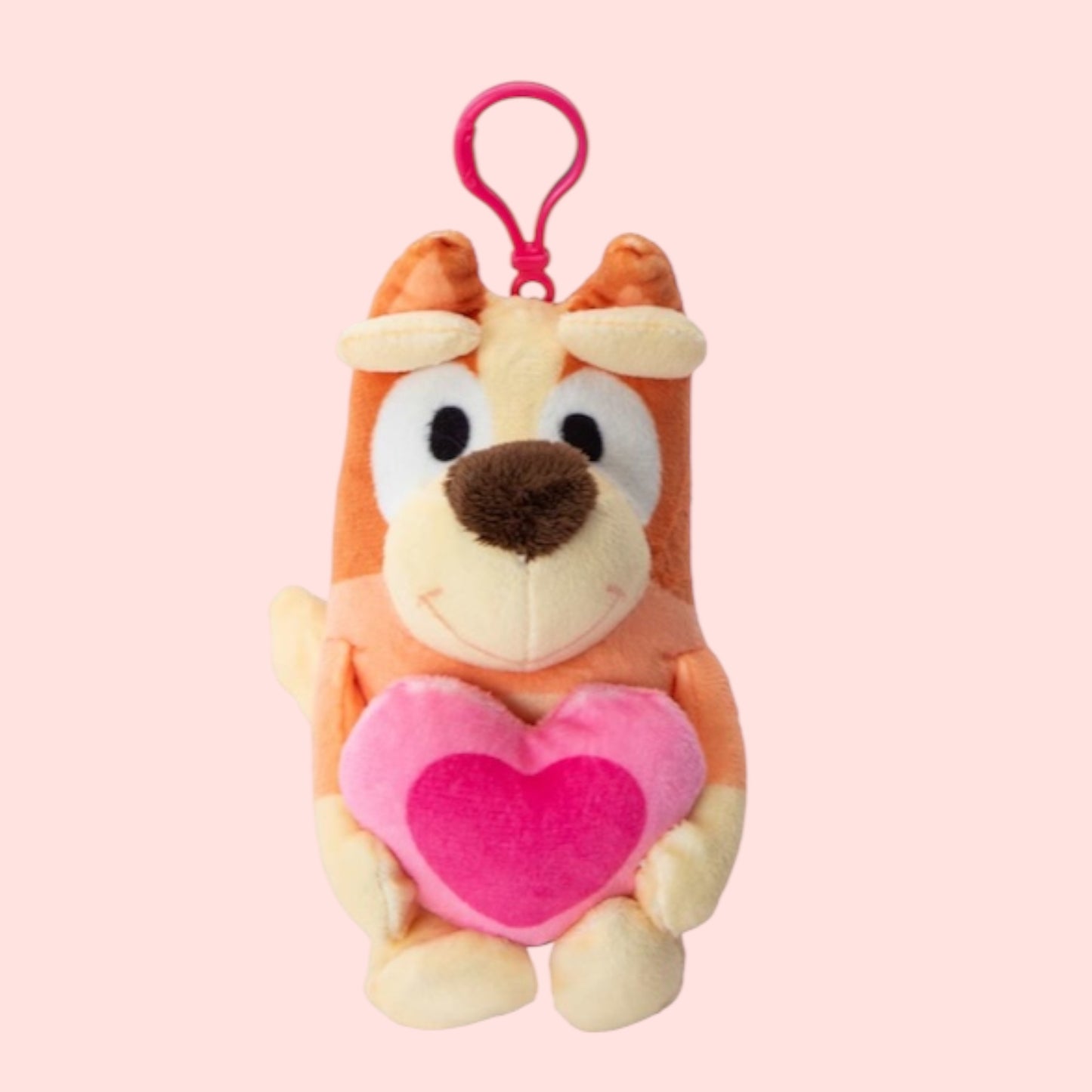 Blue Character Valentine Plush Clip On