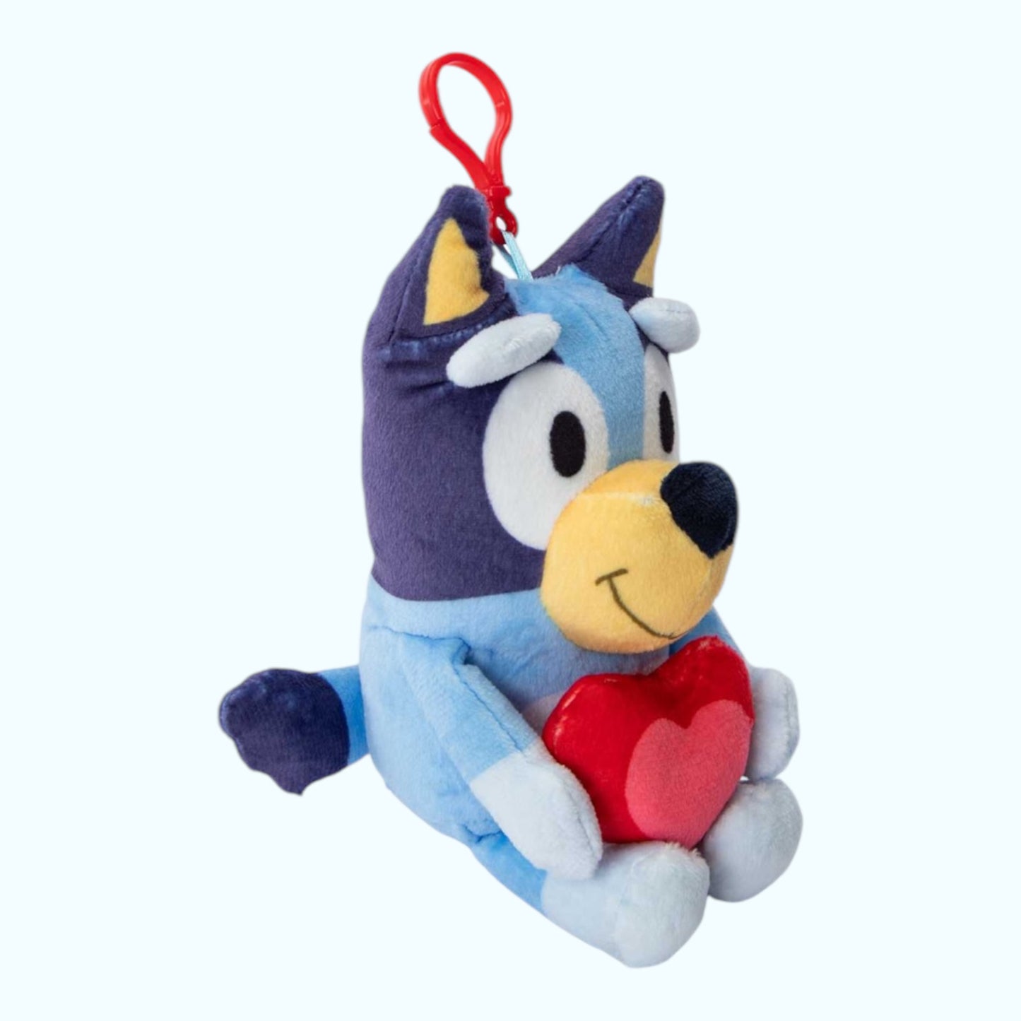 Blue Character Valentine Plush Clip On