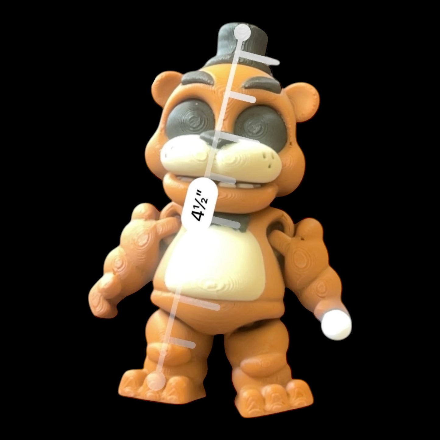 Five Bear 3D printed figure