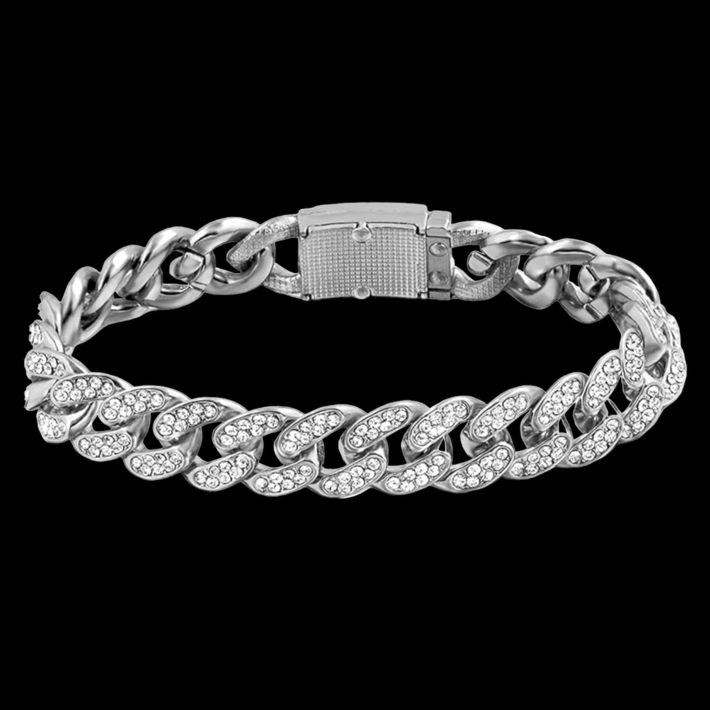 Cold As Ice Cuban Link Bracelet