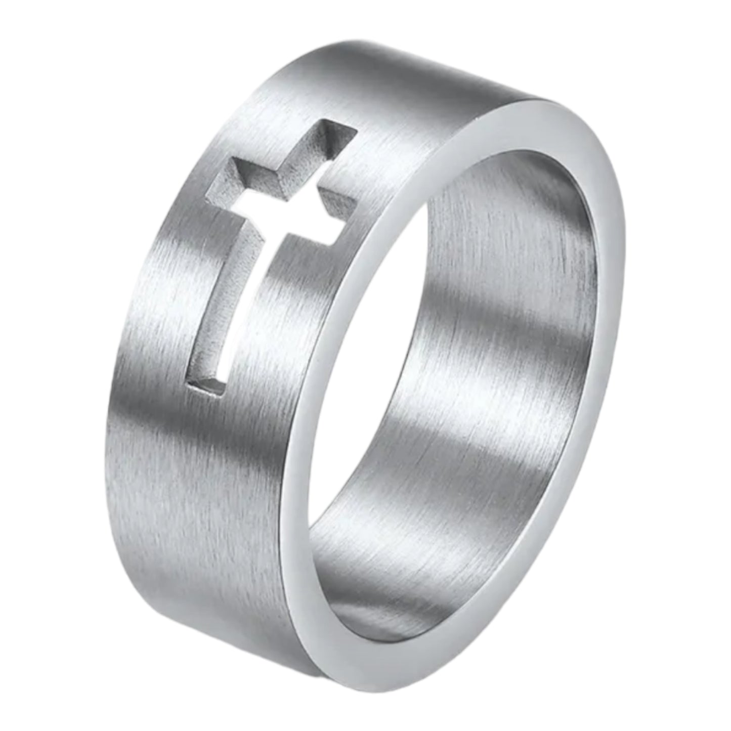 Stainless Steel Faith Ring