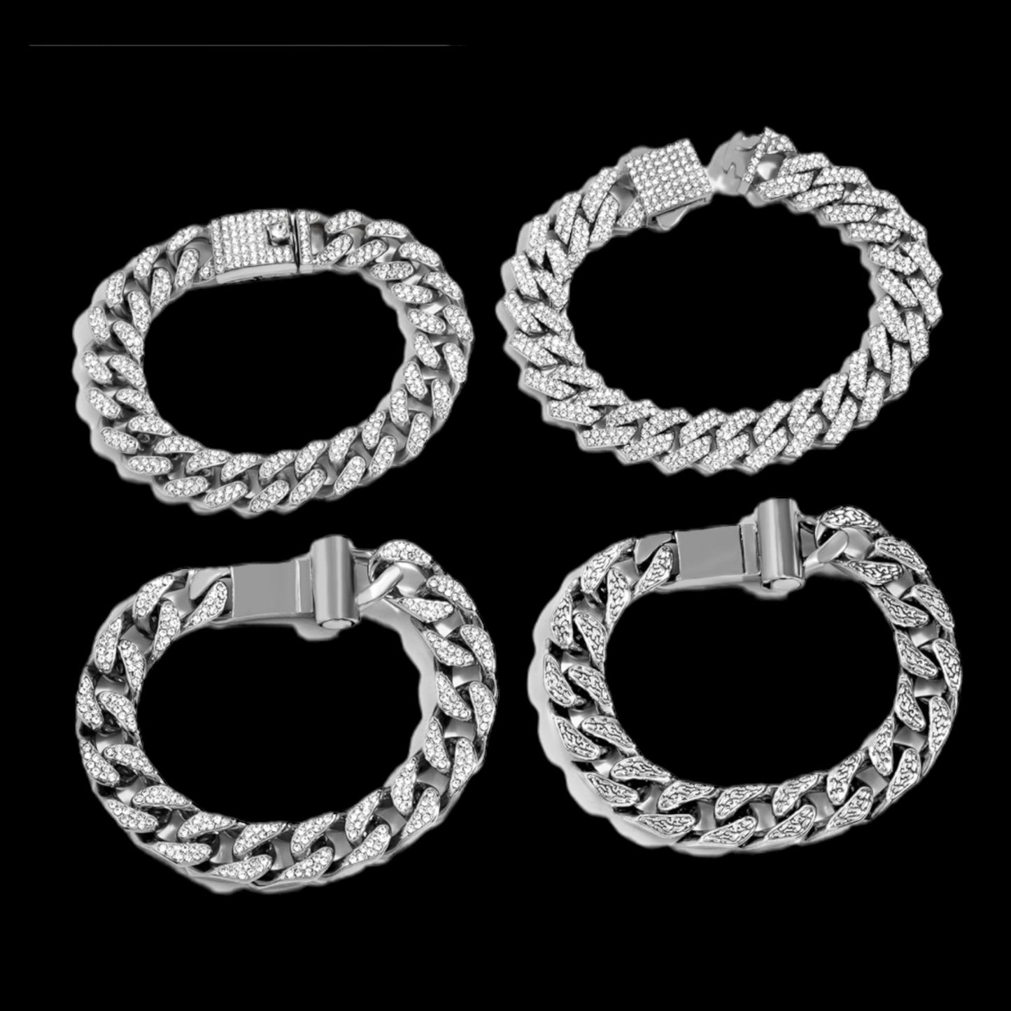 Cold As Ice Cuban Link Bracelet