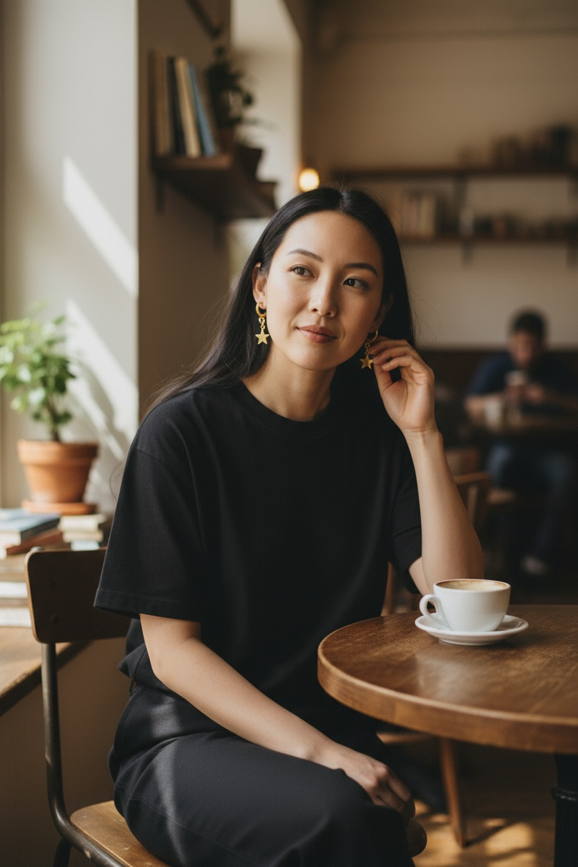 Nigh time Sky Gaze Earrings