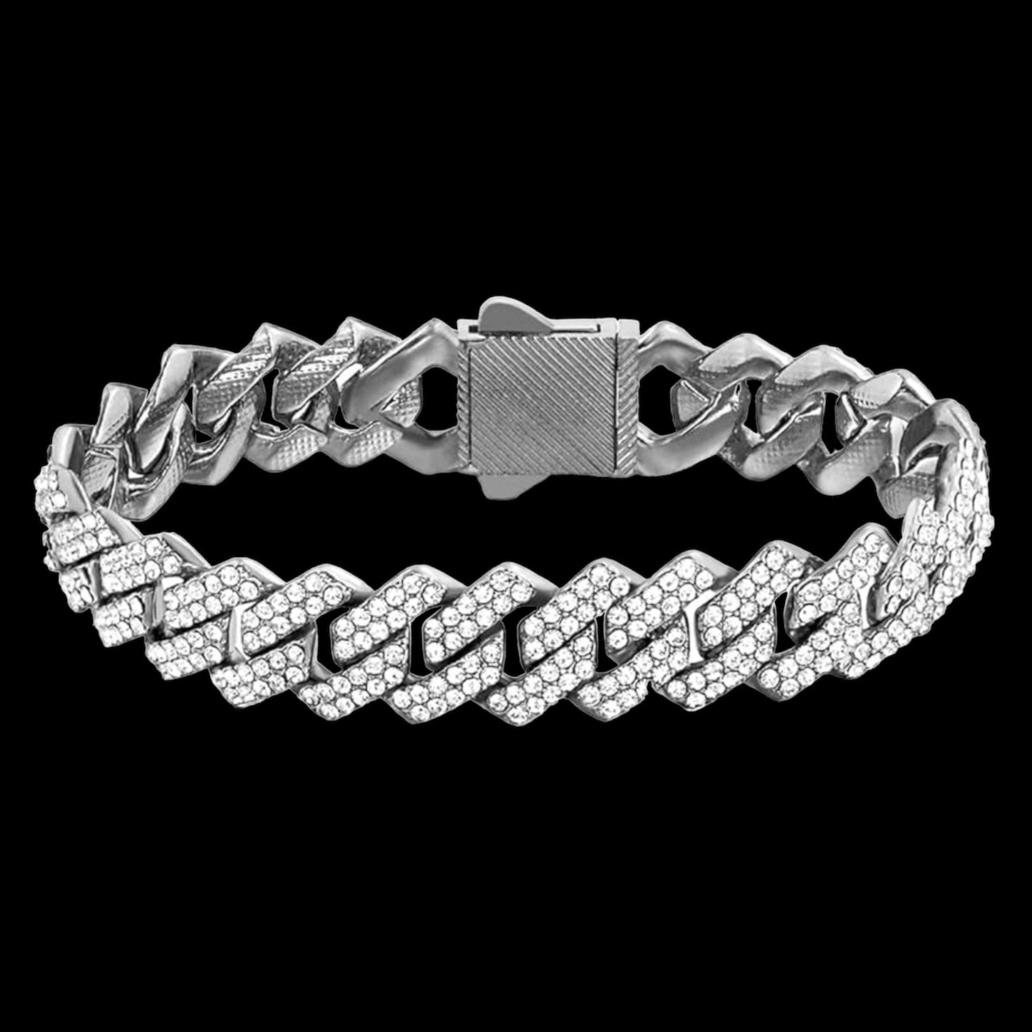 Cold As Ice Cuban Link Bracelet