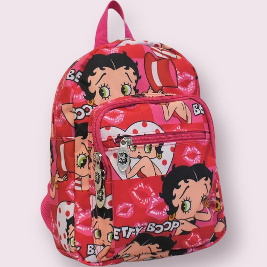 Betty Boop Mini Backpack Red/Pink