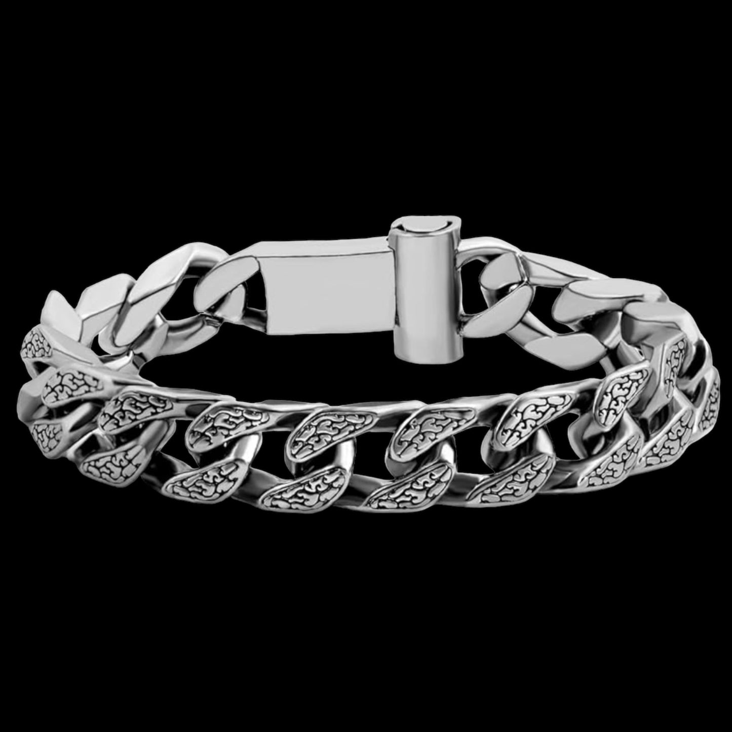 Cold As Ice Cuban Link Bracelet