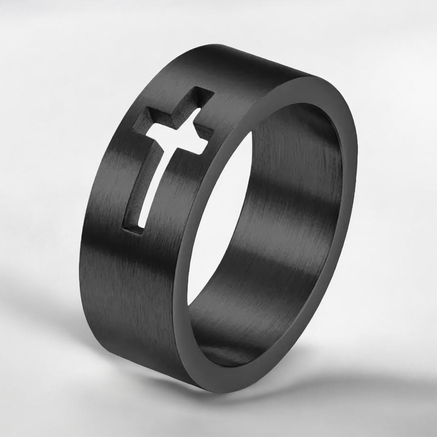 Stainless Steel Faith Ring