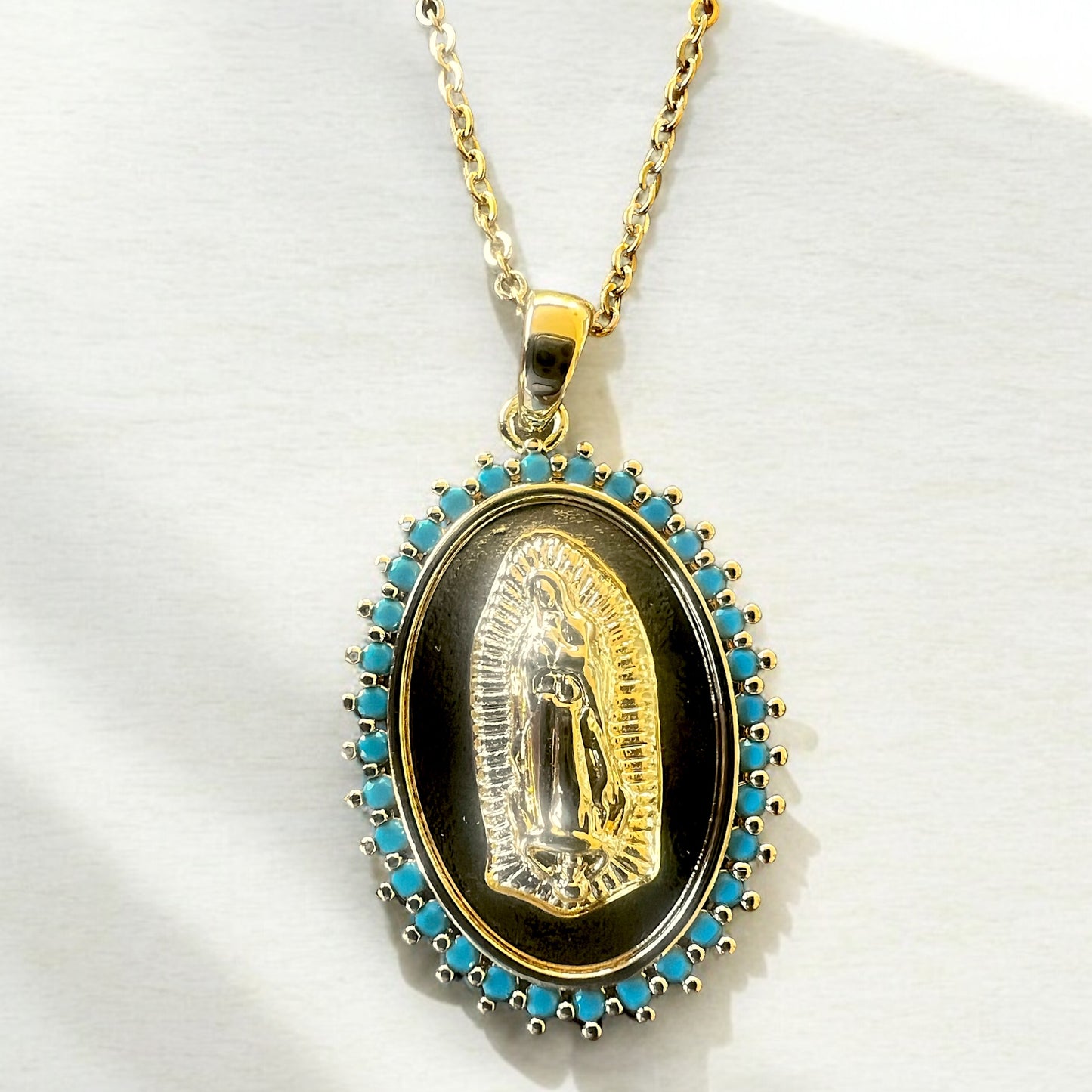 Guadalupe Virgin Mary Necklace