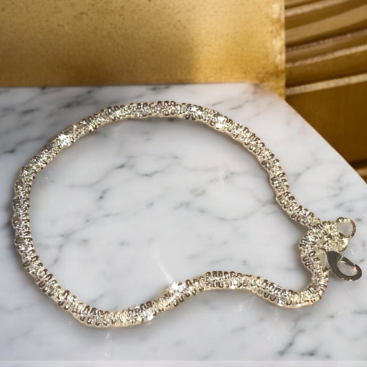 Sparkles Sterling Silver Fine Bracelet